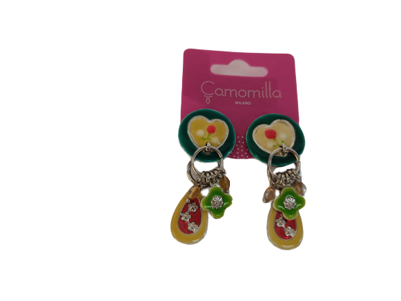CAMOMILLA - Orecchini Clip con Ciondoli