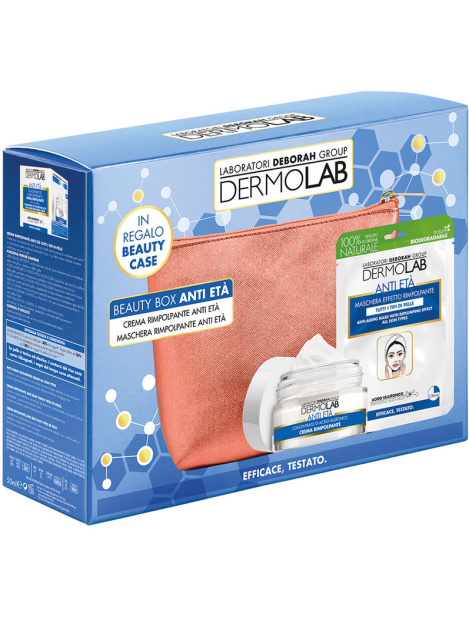 DERMOLAB COFANETTO BEAUTY BOX CREMA ANTIETÀ RIMPOLPANTE + MASCHERA