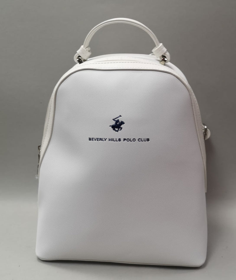 zaino donna di beverly hills polo club bh-3273 bianco,nero,giallo, blu