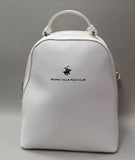 zaino donna di beverly hills polo club bh-3273 bianco,nero,giallo, blu