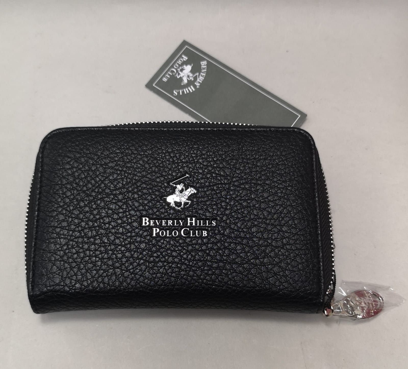 portafoglio donna beverly hills polo club nero/cipria/bianco/viola