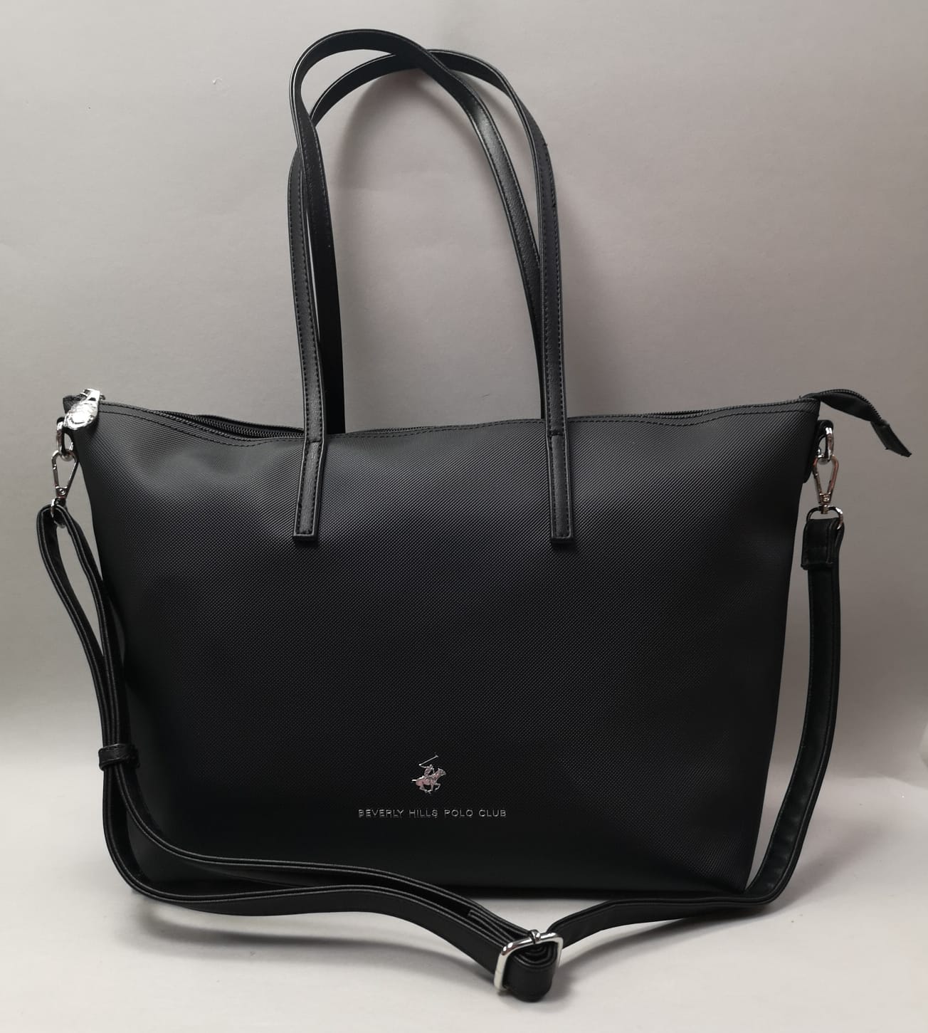 borsa a spalla/ tracolla donna di beverly hills polo club bh-3270 bianco/ nero/ giallo/ blu