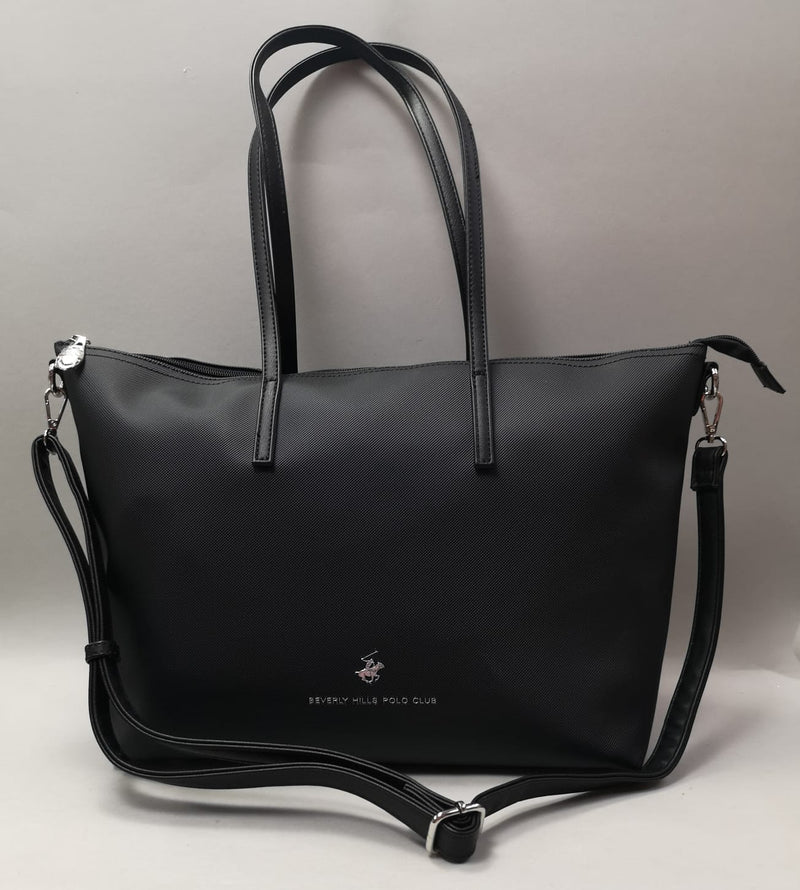 borsa a spalla/ tracolla donna di beverly hills polo club bh-3270 bianco/ nero/ giallo/ blu