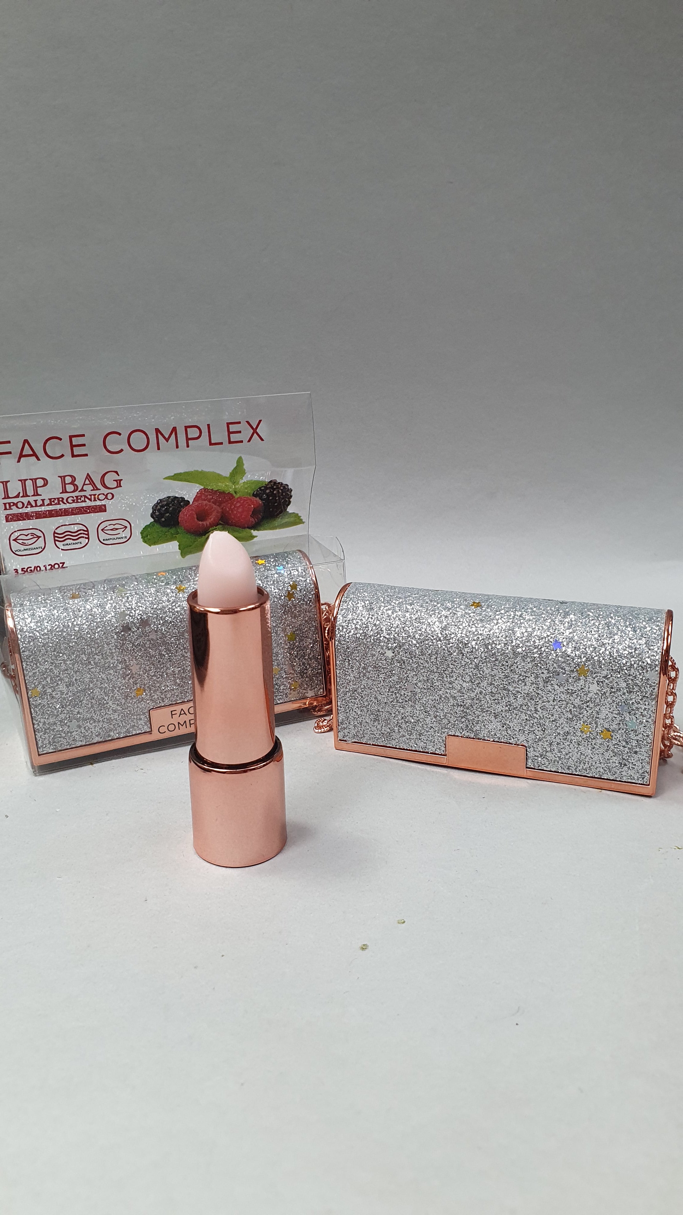 Lip bag face complex - Balsamo labbra a frutta ciliegia/ fragola/ frutti rossi/ lampone