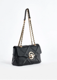 borsa a spalla donna di gaudì V3AE-11043 nero/ bianco/ corallo