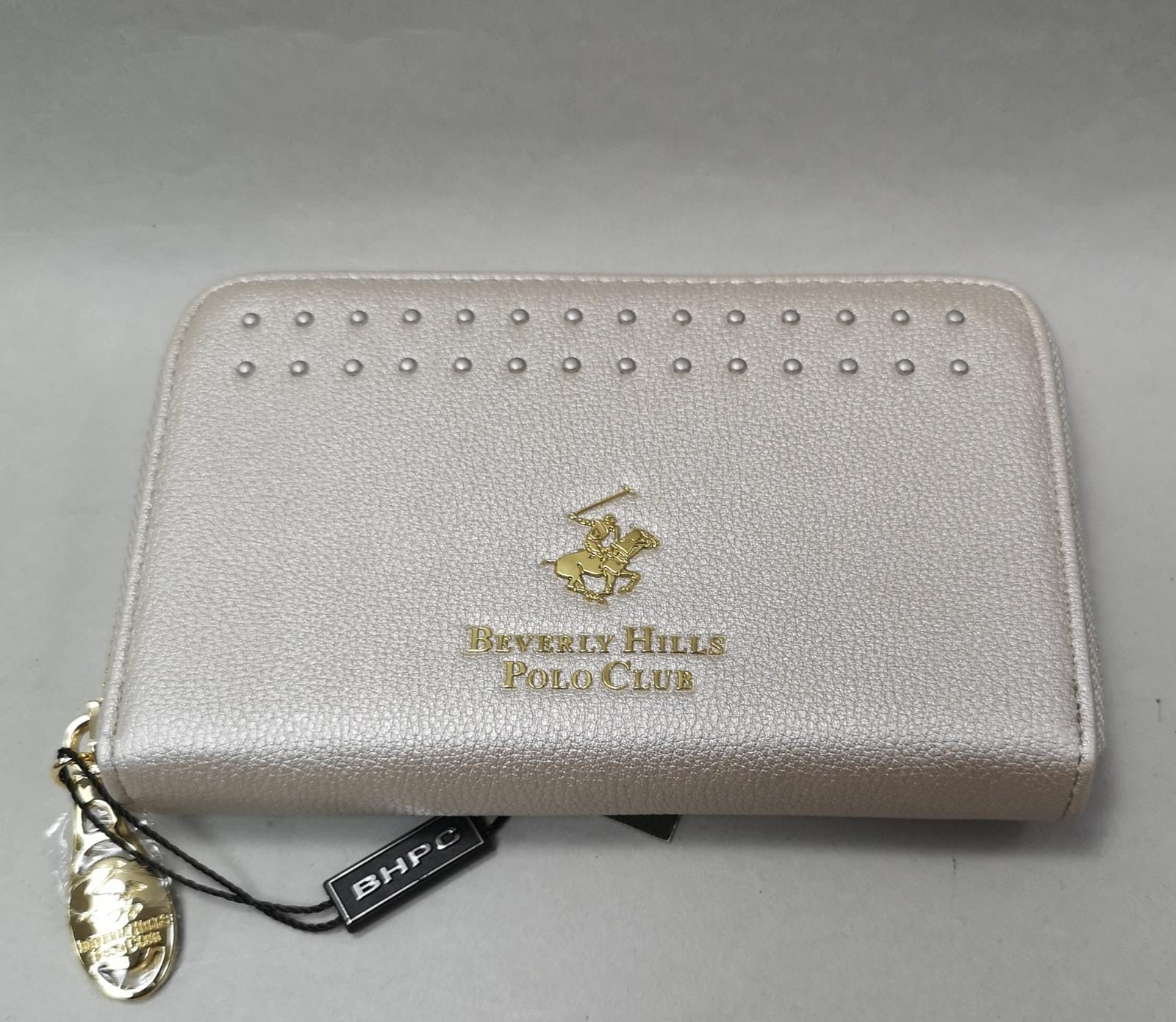 portafoglio donna di beverly hills polo club bh-3305 bianco/oro/cipria/ nero