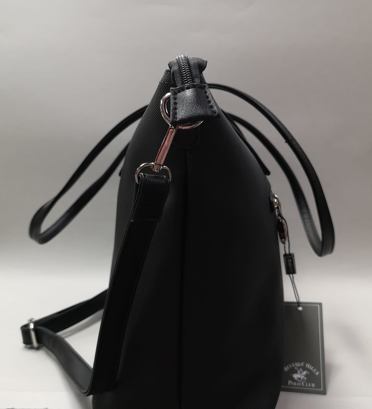 borsa a spalla/ tracolla donna di beverly hills polo club bh-3270 bianco/ nero/ giallo/ blu