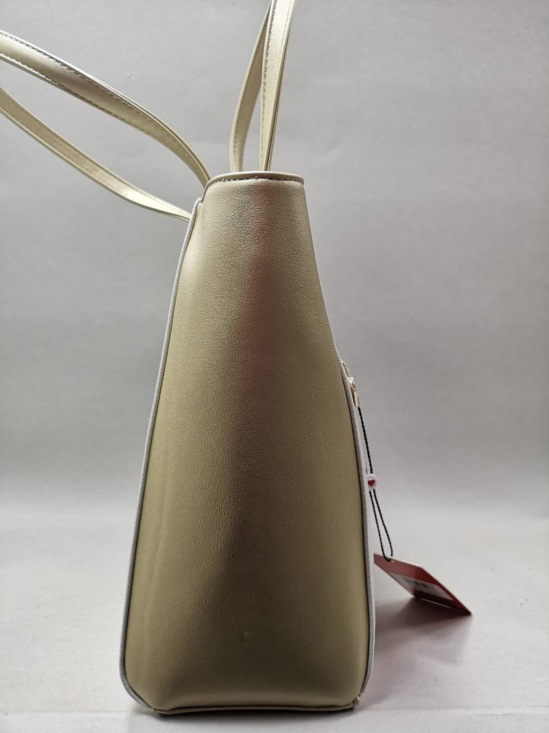 borsa a spalla donna linea love to love art. LO-111 bianco-cipria/ bianco-oro