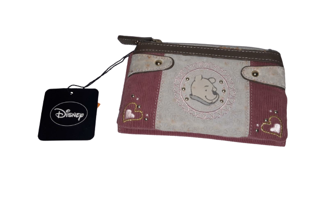Portafoglio Grande Bimba DISNEY -  Winnie the Pooh Big Wallet Kid - Rosa / Grigio