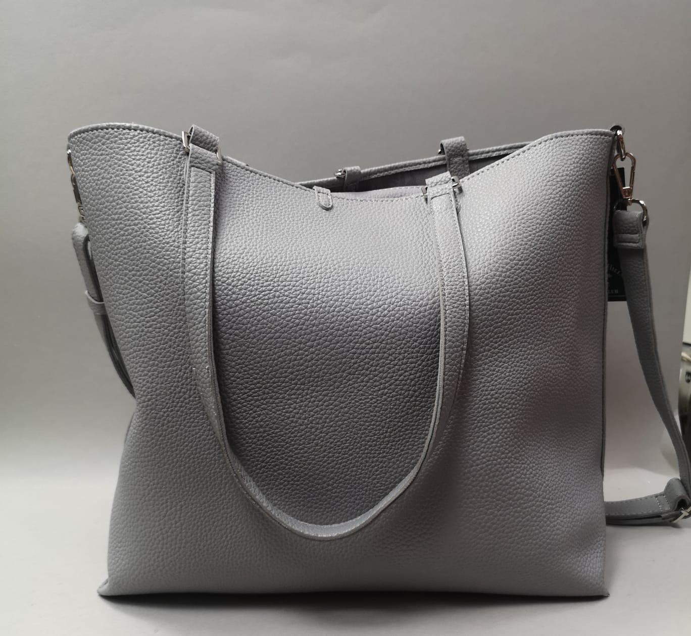 borsa donna a spalla/ tracolla di beverly hills polo club bh-3280 nero/ grigio/ bianco