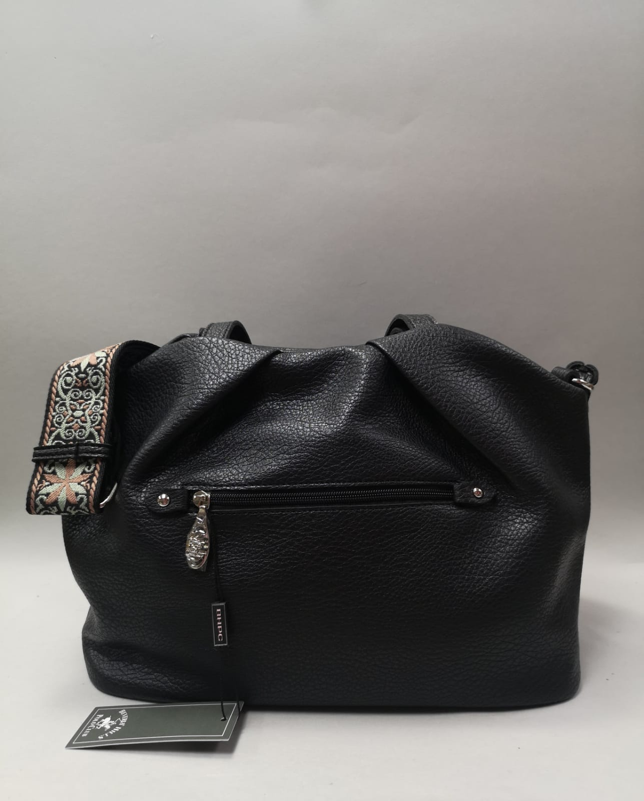 Borsa a spalla donna di beverly hils polo club bh-3240 cipria, nero