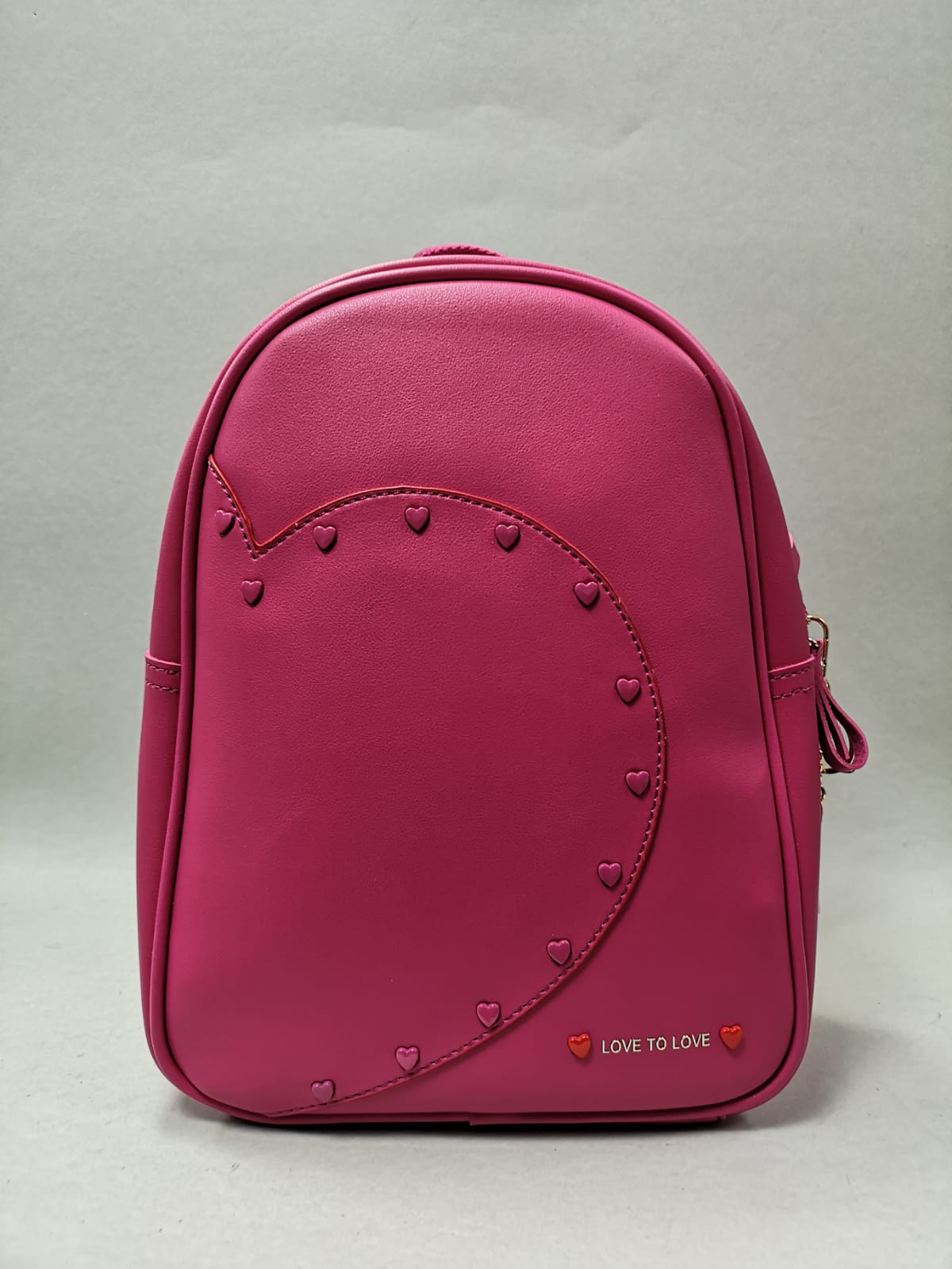 zaino donna della linea love to love cod. LO-142 col. beige,cipria,rosa,bianco,nero