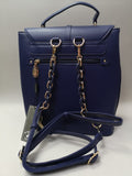 zaino donna di beverly hills polo club bh-3253 oro/blu/ bianco