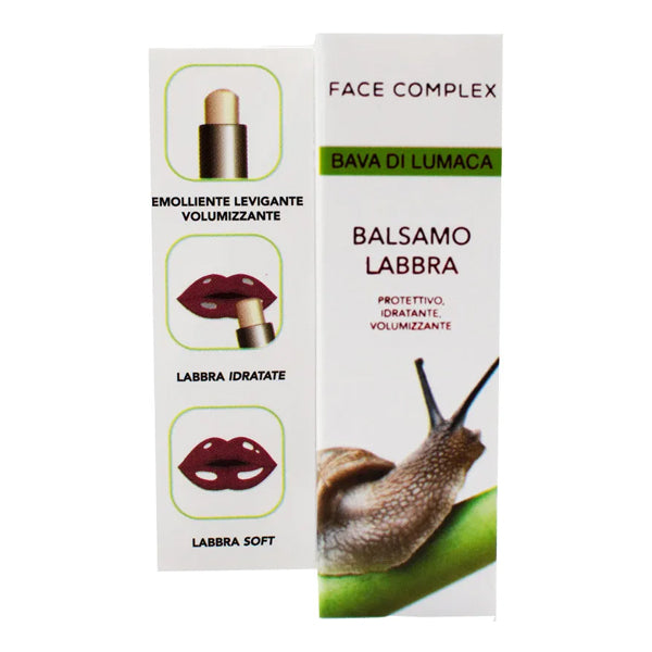 FACECOMPLEX – BALSAMO LABBRA ALLA BAVA DI LUMACA VOLUMIZZANTE