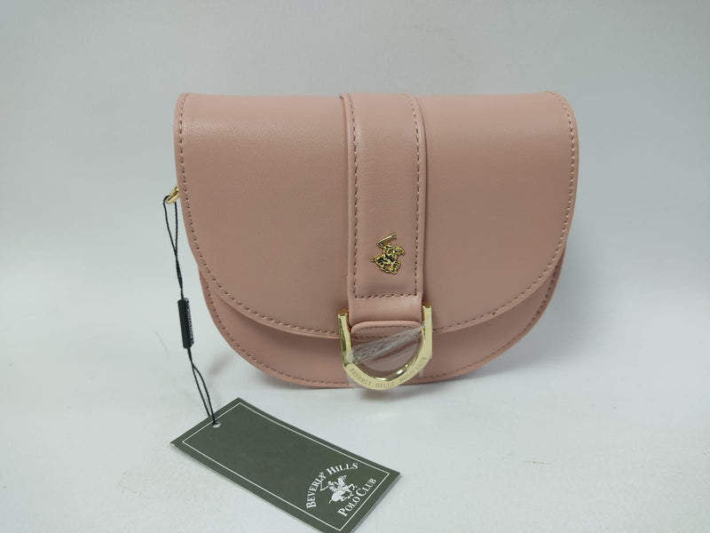 Pochette donna di beverly hills polo club bh-2850 nero/bianco/cipria modello piccolo