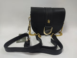 Pochette donna di beverly hills polo club bh-2850 nero/bianco/cipria modello piccolo