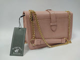Pochette donna di beverly hills polo club bh-2890 nero/rosso/cipria