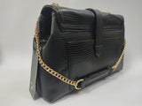 Borsa a tracolla donna di beverly hills polo club bh-2891 nero/cipria/rosso