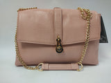 Borsa a tracolla donna di beverly hills polo club bh-2891 nero/cipria/rosso
