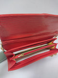Portafoglio/pochette donna di beverly hills polo club bh-2894 nero/rosso/cipria