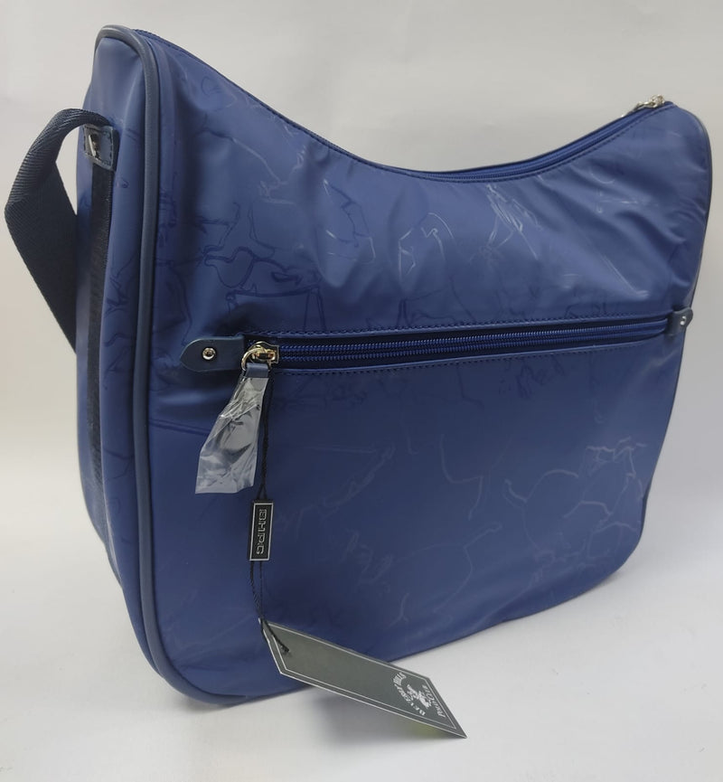 Borsa a spalla donna di beverly hjlls polo club bh-2801blu/ nero
