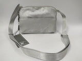 Borsa a travolla donna di beverly hills polo club bh-2806 argento/blu