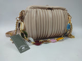 Pochette donna di beverly hills polo club bh-2873 argento/nero/cipria/oro