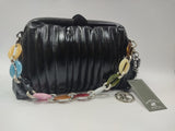 Pochette donna di beverly hills polo club bh-2873 argento/nero/cipria/oro