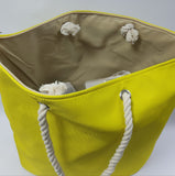 Borsa mare donna di beverly hills polo vlub bh-2951 giallo/beige
