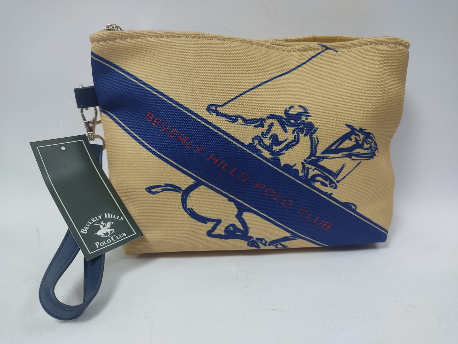 Pochette mare di beverly hills polo club bh-2953 giallo/blu/beige/fucsia