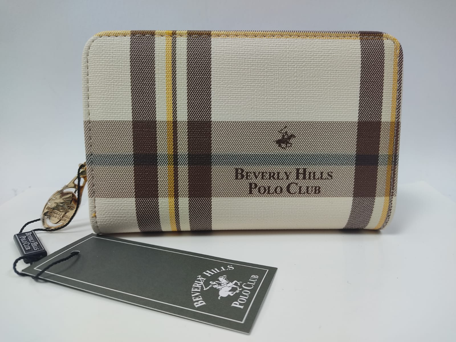 Portafoglio donna di beverly hills polo club bh-2816 nero/cuoio/ocra