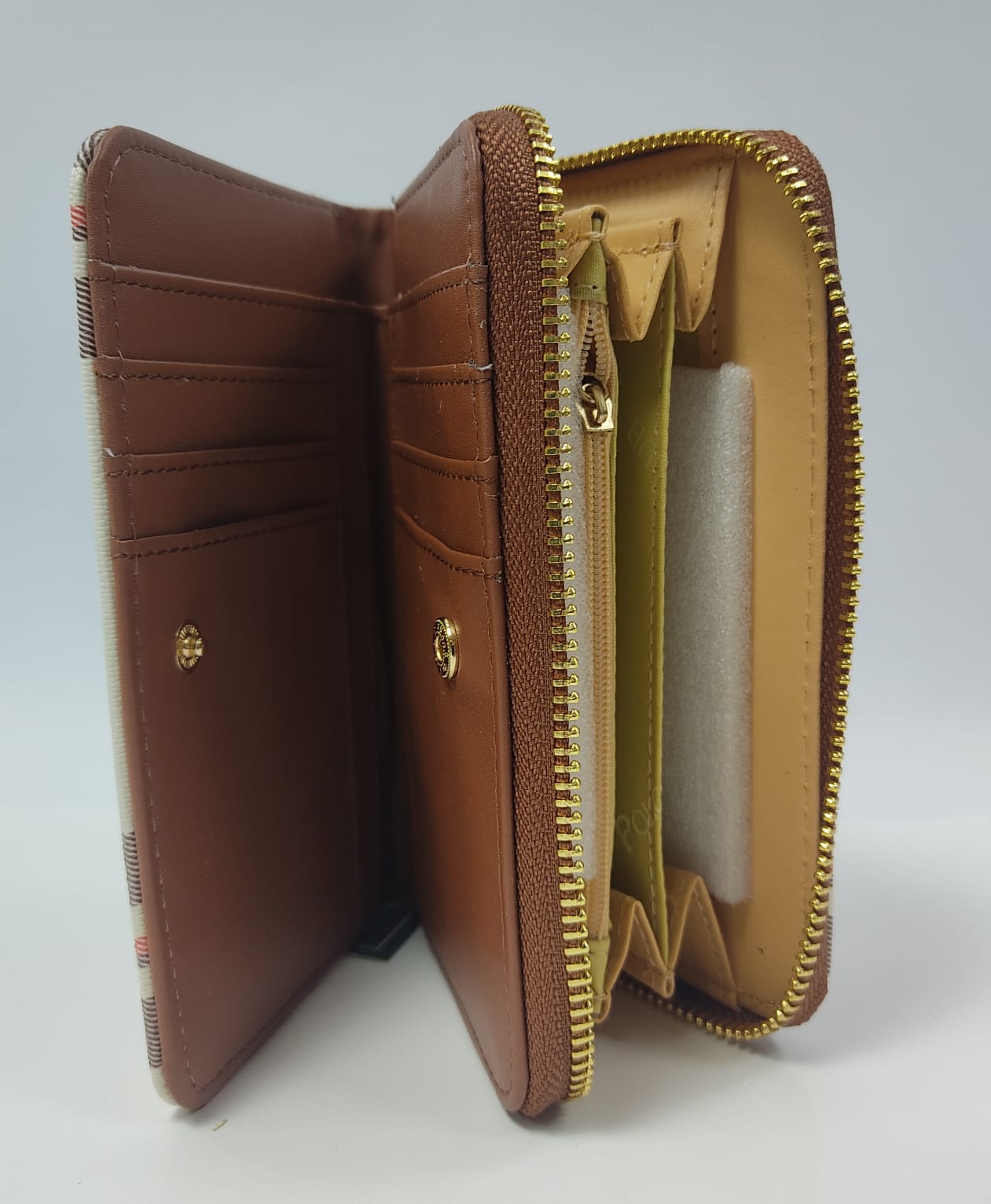 Portafoglio donna di beverly hills polo club bh-2816 nero/cuoio/ocra