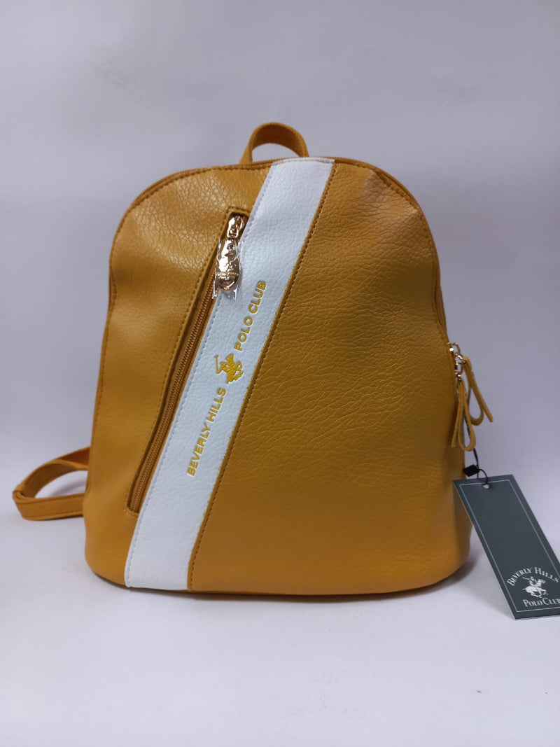 Zaino donna di beverly hills polo club bh-2924 giallo/nero/bianco/ cipria/bianco e celeste