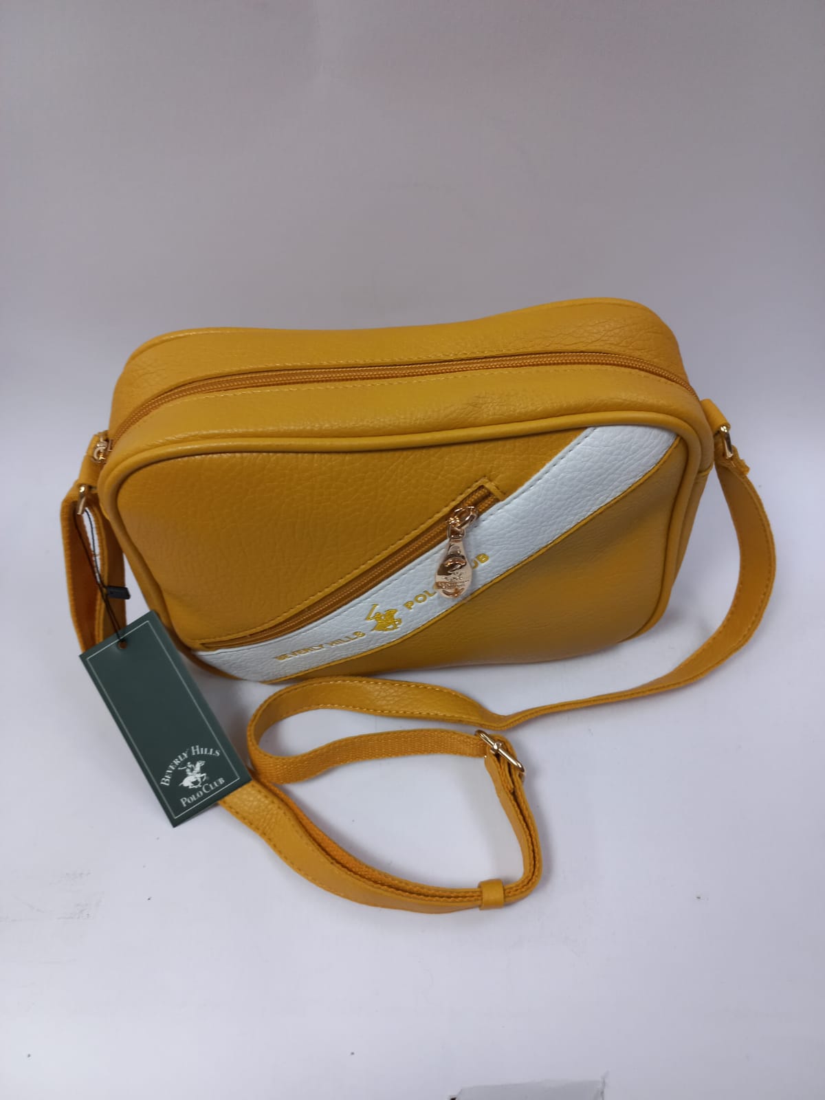 Tracolla donna di beverly hills polo club bh-2926 bianco/ nero/ cipria/ ocra/ marrone/bianca e celeste