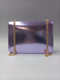 Borsa trik bijoux lucida con catenina oro di colore lilla/ verde chiaro/ verde tiffany/ celeste