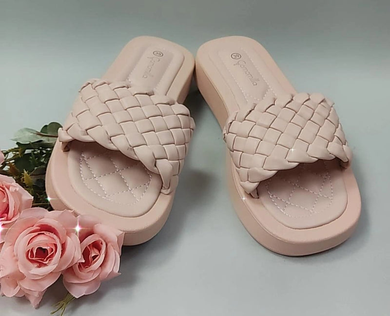 Sliders donna di camomilla milano cod.54265 rosa