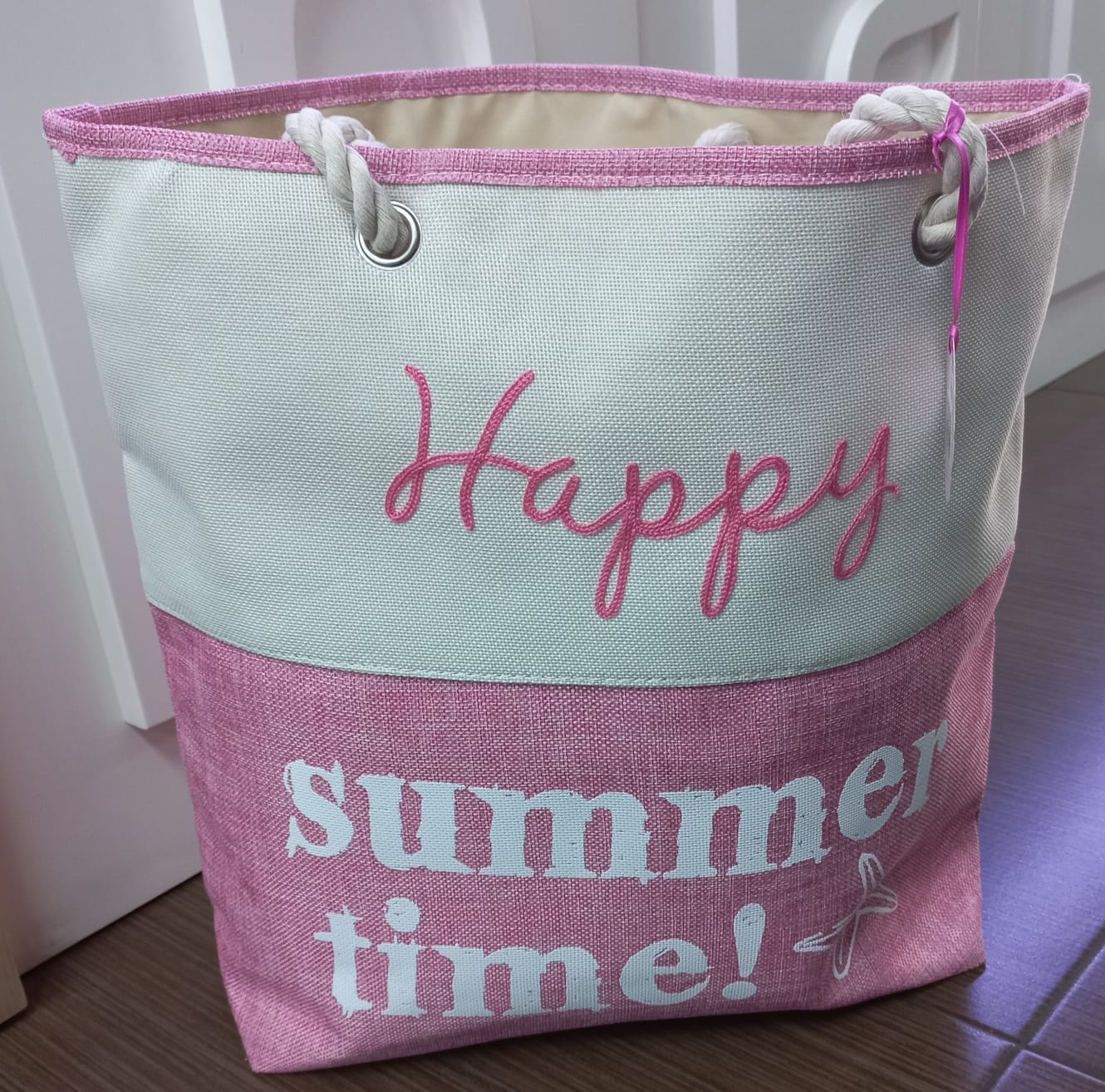 Borsa mare di camomilla milano cod.54418/54419/ 54420 rosa vahine/ blu/ azzurro
