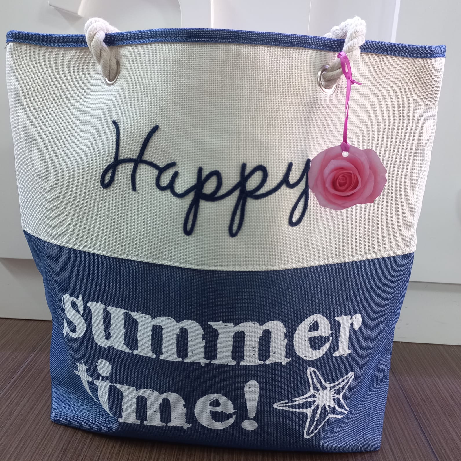 Borsa mare di camomilla milano cod.54418/54419/ 54420 rosa vahine/ blu/ azzurro