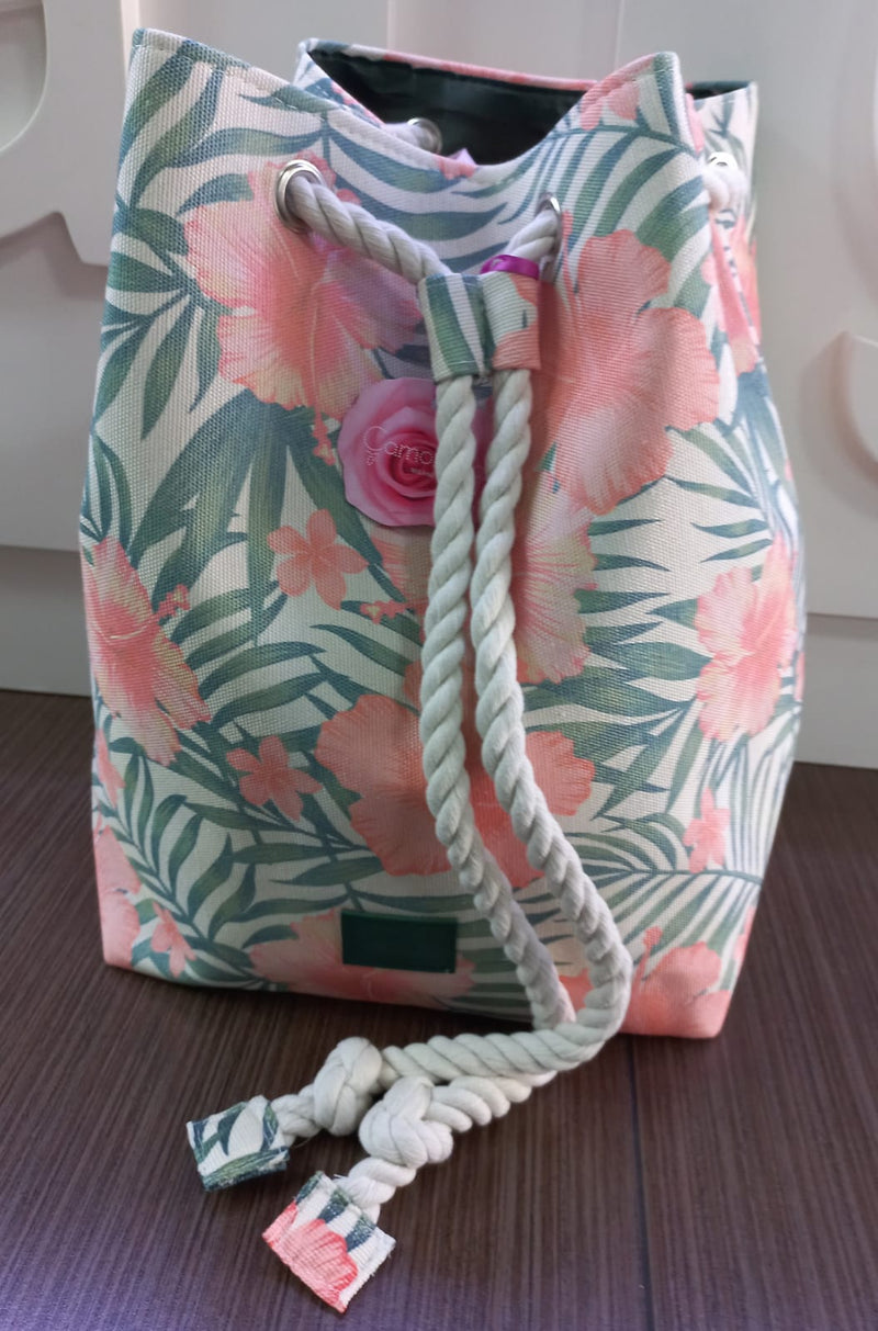 Sacca mare di camomilla milano cod.55490 corallo/ fucsia
