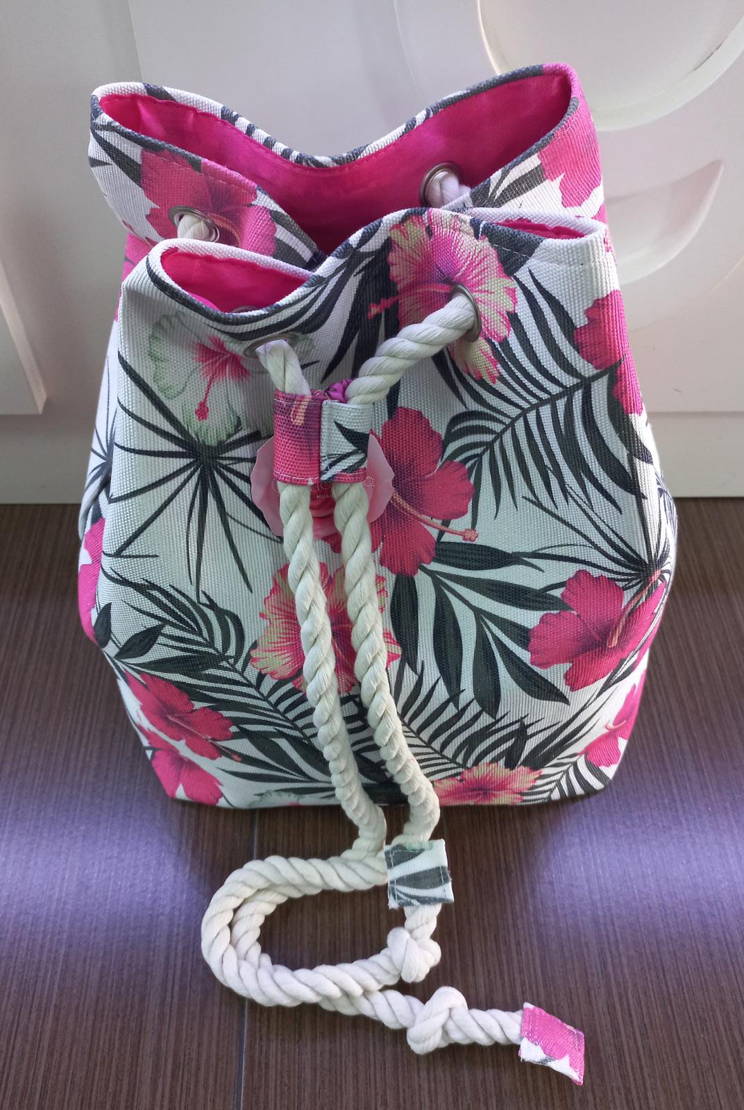 Sacca mare di camomilla milano cod.55490 corallo/ fucsia