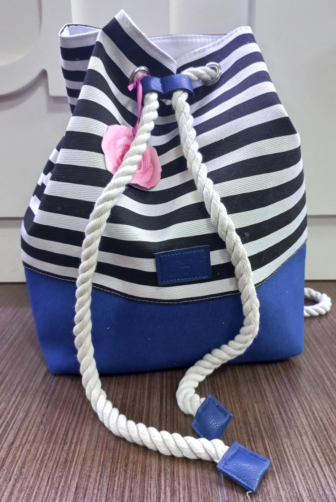 Sacca mare a righe cod.55188 di camomilla milano