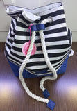 Sacca mare a righe cod.55188 di camomilla milano
