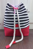 Sacca mare a righe cod.55188 di camomilla milano
