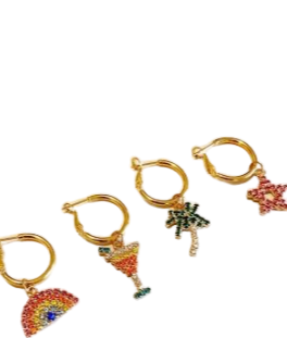 Atelier B. Orecchini Coachella gold