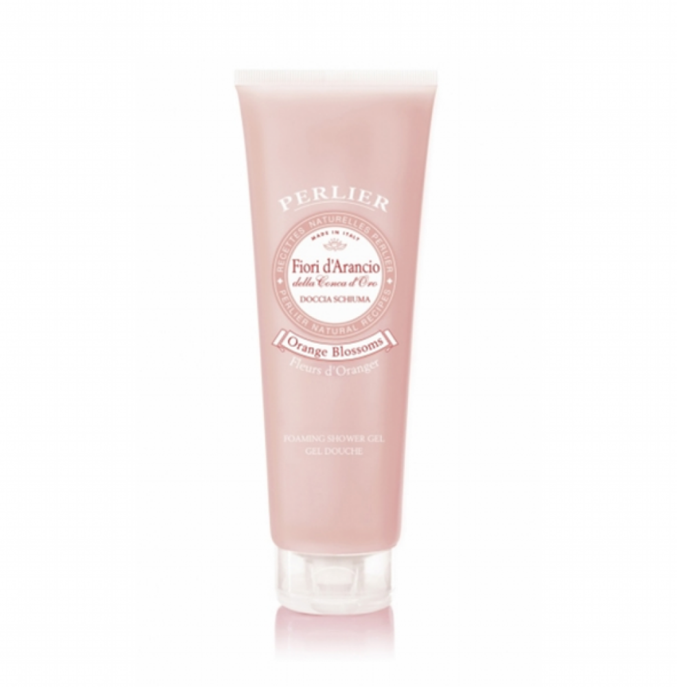 Perlier Doccia Schiuma 250ml fresia/ muschio bianco/ iris blu/ fior d'arancio/petali di rosa/ verbena
