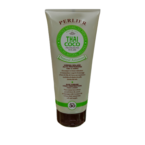 Perlier Crema Solare Viso e Corpo Thai Coco 200ml  Spf 30