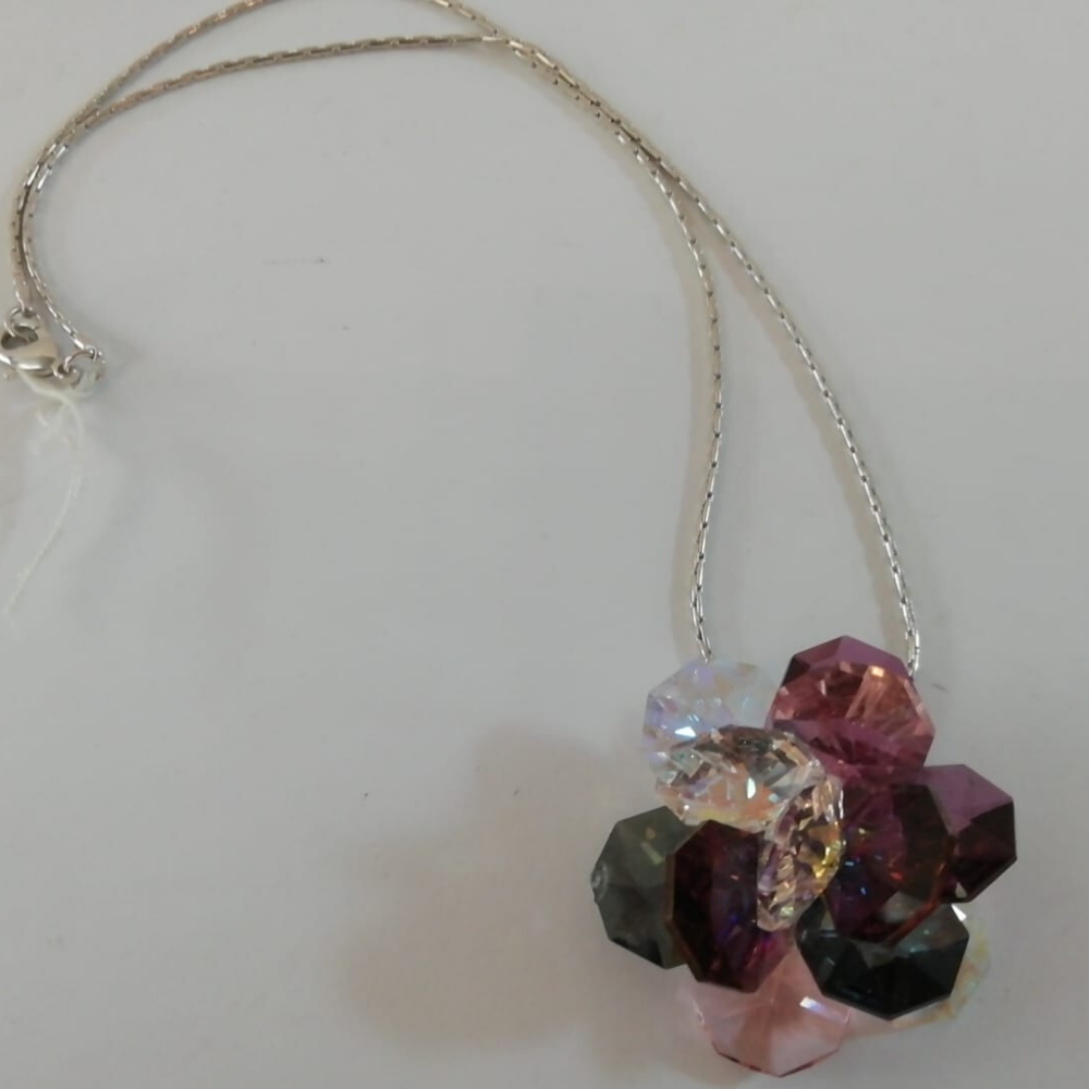 Byba Bijoux Collana con Fiore Swarovski