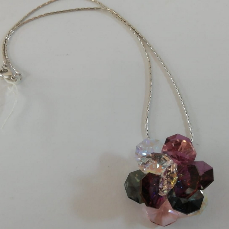 Byba Bijoux Collana con Fiore Swarovski