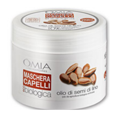 Omia Maschera capelli Semi di Lino/ macadamia  250ml