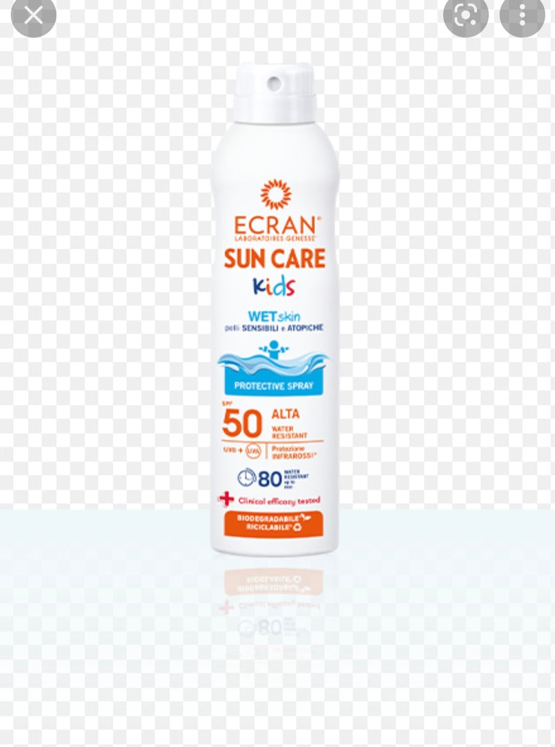 Ecran sun care protezione solare kids spf 50 spray